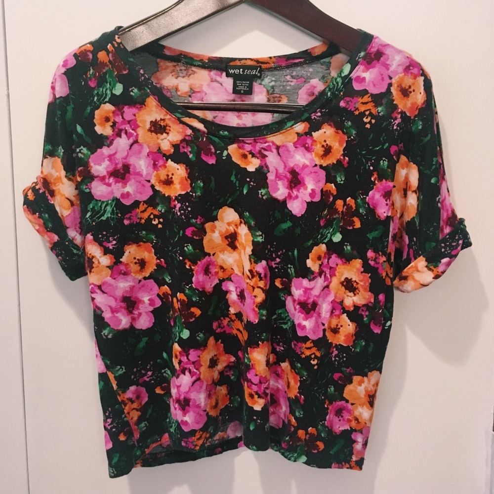 Pink + Orange Top